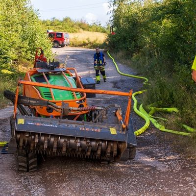 FW-MK: 10.000 Quadratmeter Waldbrand fordert hunderte Einsatzkräfte über fast 48 Stunden