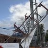 FW-AUR: Baustellengerüst drohte umzustürzen