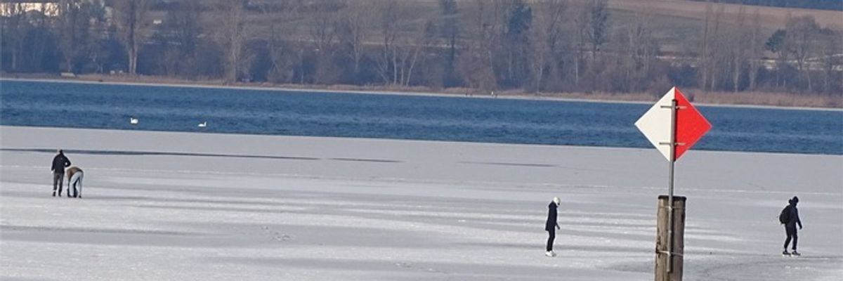 FW Reichenau: Person im Eis eingebrochen, Reichenau/Gnadensee, 07.01.2026