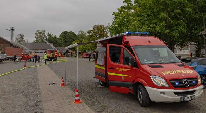 FW Kamen: Stadtübung der Jugendfeuerwehr