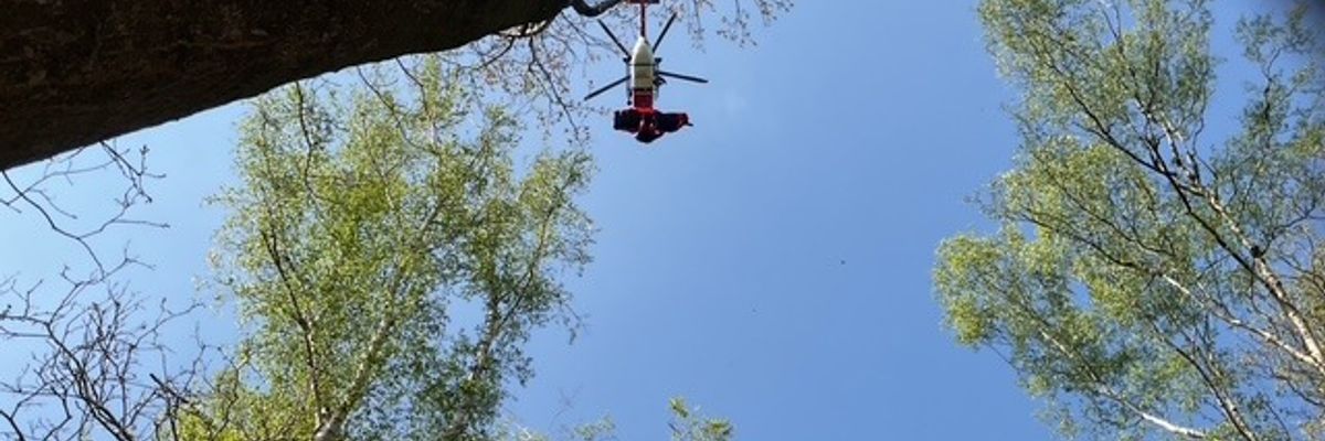 FW-DO: Gestürzter Mountainbikefahrer im Wald