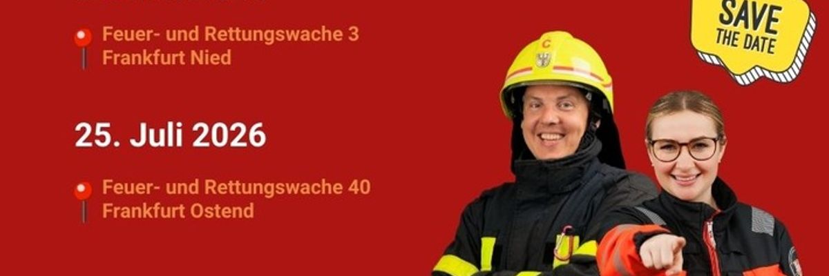 FW-F: Tage der offenen Tür bei der Feuerwehr Frankfurt