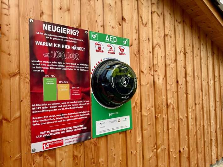 FW Hünxe: Erweiterung der öffentlich zugänglichen Defibrillatoren in Hünxe und Gartrop-Bühl