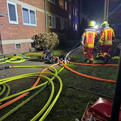 FW-SE: Kellerbrand in Kaltenkirchen erfordert Menschenrettung