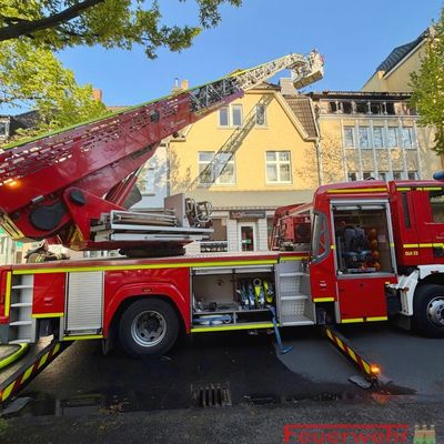 FW-RE: Wohnungsbrand in voller Ausdehnung - zwei Katzen aus der Wohnung gerettet - keine Personen verletzt