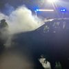 FW Alpen: Pkw-Brand am Abend