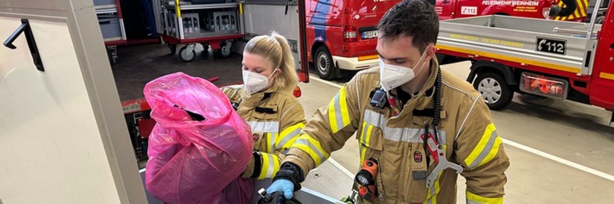 FW Weinheim: Weltkrebstag - Wenn Feuerwehr und Krebsprävention zusammenkommen