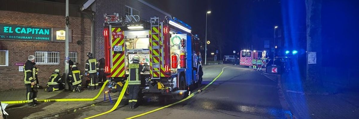 FW-Schermbeck: Brand in Sauna