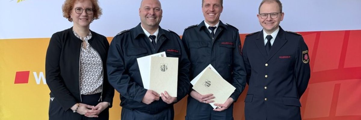 FW Dinslaken: Erfolgreich bestandene B IV-Ausbildung!