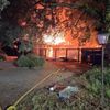FW Speyer: Gaststätte in Speyer brennt vollständig aus - 84 Einsatzkräfte im Einsatz