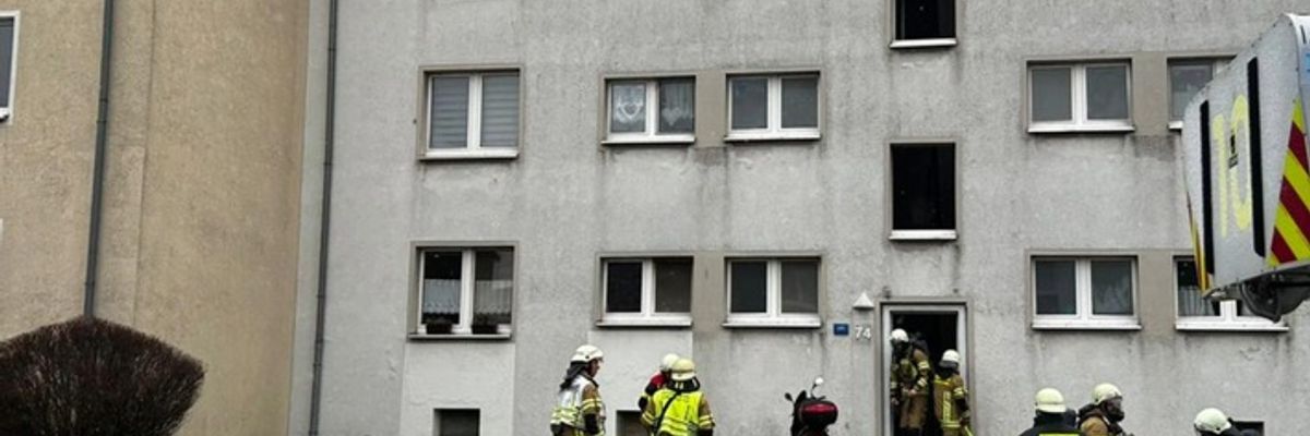 FW-RE: Kellerbrand in Recklinghausen-Süd - keine Verletzten