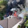 FW-OE: Dachstuhlbrand in Meggen