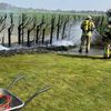 Feuerwehr Goch: Heckenbrand durch Unkraut-Abflämmarbeiten