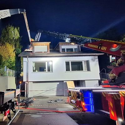 FW Konstanz: Dachstuhlbrand