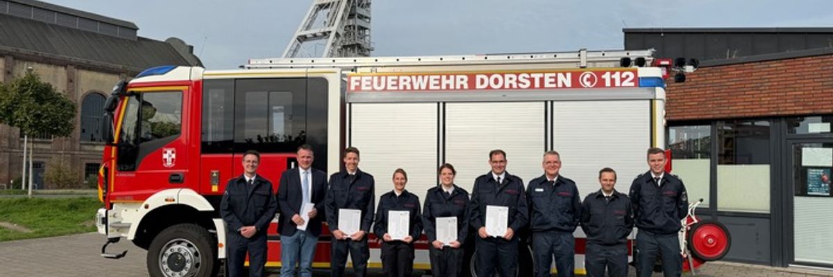 FW-Dorsten: Frischer Wind für die Feuerwehr Dorsten