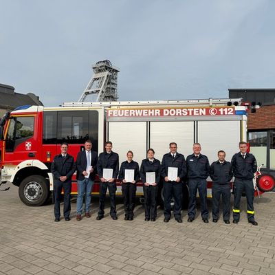 FW-Dorsten: Frischer Wind für die Feuerwehr Dorsten