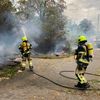 FW-OB: Vegetationsbrand an Kreuzung erfolgreich gelöscht - Ausbreitung verhindert