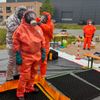FW-OLL: Gefahrguteinsatz im Gewerbegebiet bei Grüppenbühren - Feuerwehr mit umfangreichen Kräften vor Ort