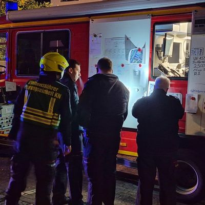 FW Konstanz: Einheitsübergreifende Gefahrstoffübung der Feuerwehr Konstanz
