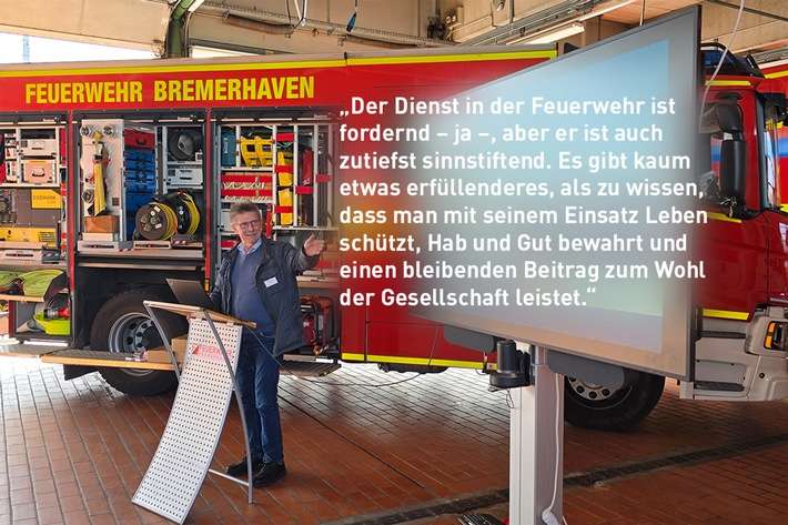 FW Bremerhaven: Feuerwehrdezernent Stadtrat Peter Skusa eröffnete die Informationsveranstaltung "Dein Weg zur Feuerwehr" - Bewerbungen noch bis zum 18. Mai möglich