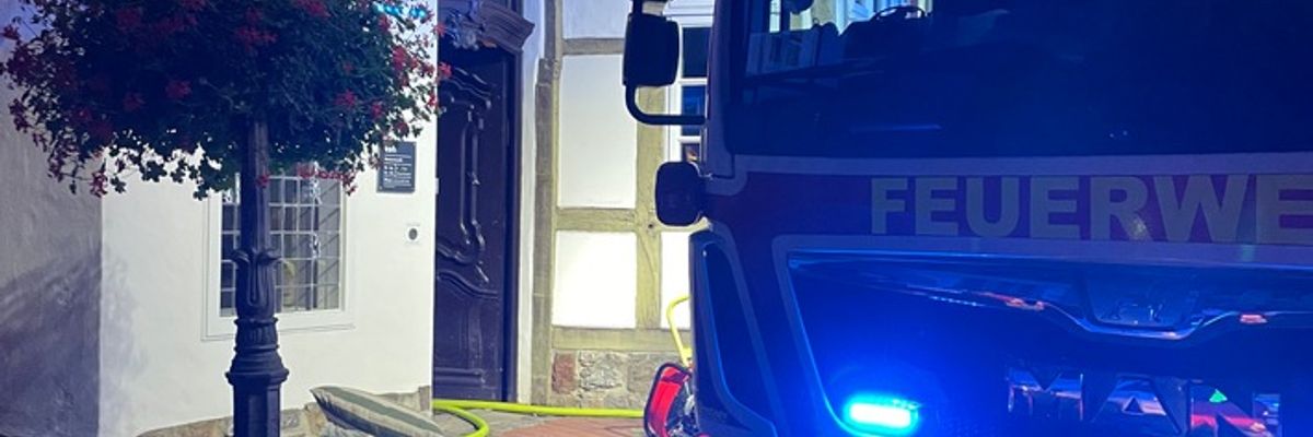 FW Minden: Entstehungsbrand im Museumscafe