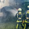 FW-BO: Brennende Gartenlaube an der Harpener Straße
