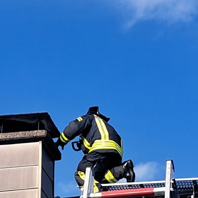 FW-EN: Waschbärenfamilie im Kamin und gemeldeter Waldbrand