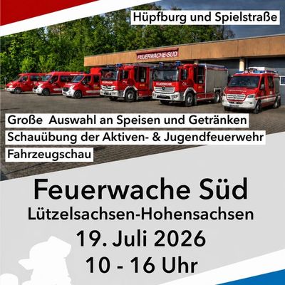 FW Weinheim: Tag der offenen Tür in der Feuerwache Süd - Weinheimer Feuerwehr erleben, Menschen kennenlernen und Ehrenamt entdecken.