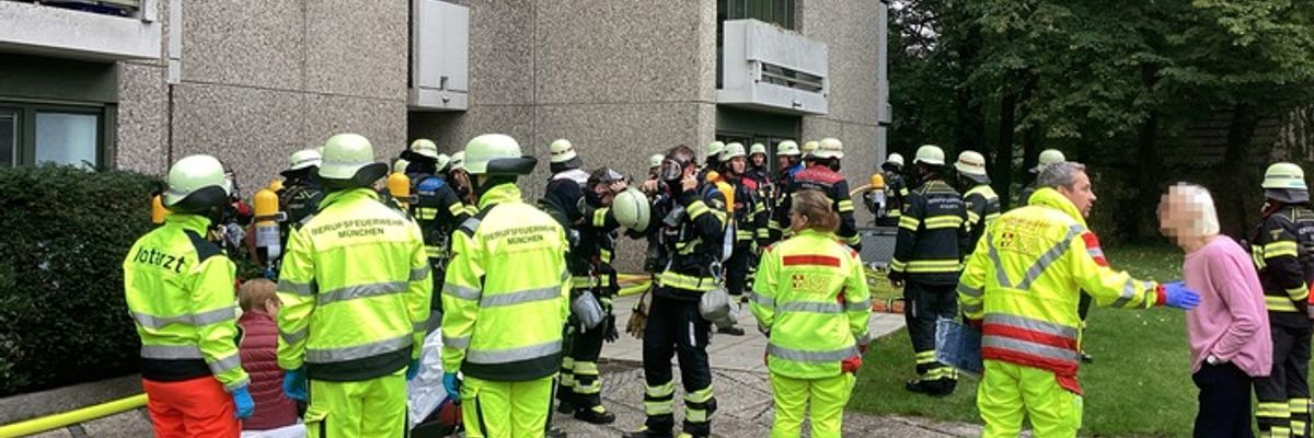 FW-M: Brand in Hochhaus (Solln)