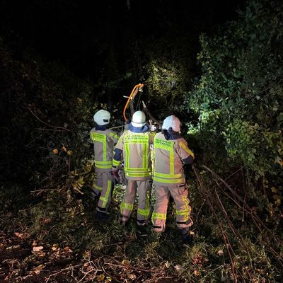 FW Grevenbroich: Stürmisches Wetter beschert Feuerwehr Grevenbroich sechs Einsätze im Stadtgebiet