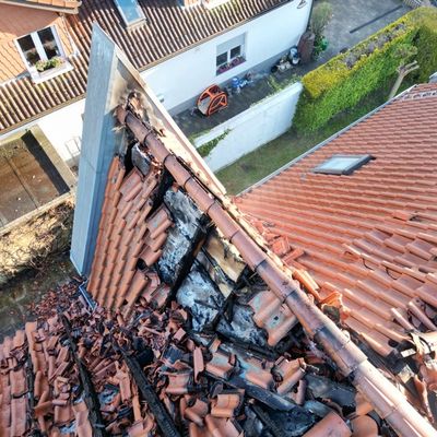 FW Datteln: Dachstuhlbrand