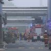 FW Düren: Brand in Industriebetrieb - Feuerwehr über Stunden im Dauereinsatz - Mehrere parallele Einsätze forderten die Feuerwehr Düren