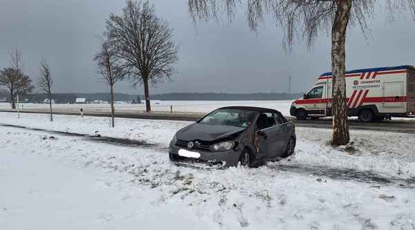 FFW Bergen: Erneuter Verkehrsunfall auf der B3 zwischen Offen und Bergen