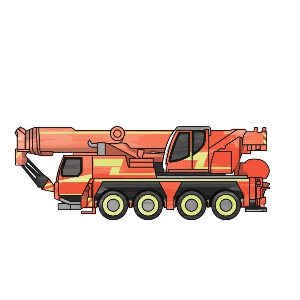Feuerwehrkran Poster für Kinder – FwK 🚒 | Digitaler Download