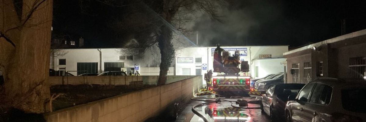 FW-DO: Brand in einer Kfz-Werkstatt in Mitte Nord