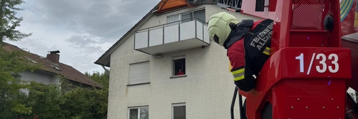 FW Allensbach: Unwetterlage mit zahlreichen Einsätzen im Gemeindegebiet