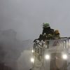 FW-E: Großbrand auf Schrottplatz