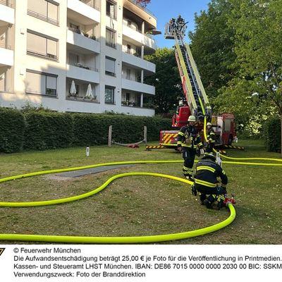 FW-M: Kinderzimmer komplett ausgebrannt (Schwabing-Freimann)