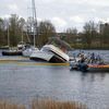 FW-RD: Feuerwehreinsatz am Büdelsdorfer Yacht Club: Katamaran droht zu sinken