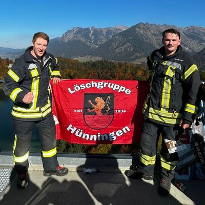 FW Ense: Löschgruppe Hünningen beim Schanzenlauf in Oberstdorf