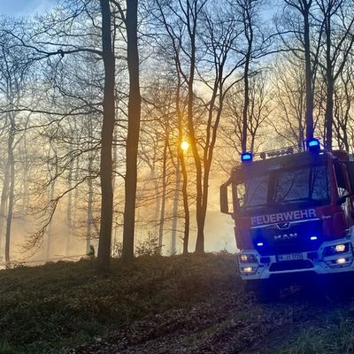 FW-MK: Waldbrand in Letmathe