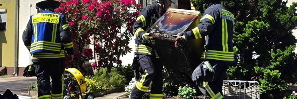 FW Celle: Küchenbrand