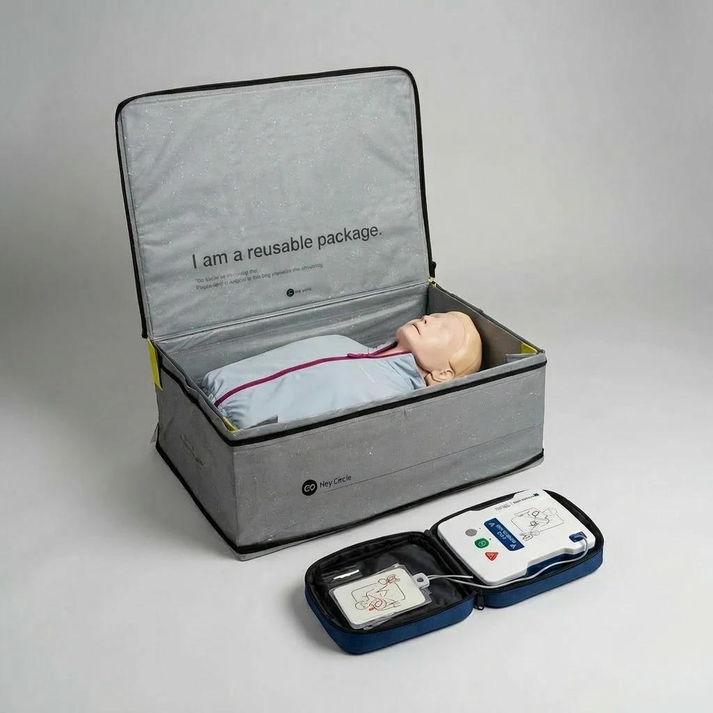 HLW-Trainingsbox – Reanimationspuppe & AED-Trainer mieten Thumbnailbild