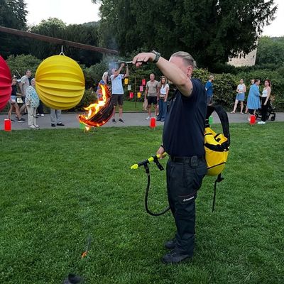 FW Weinheim: Weinheimer Feuerwehr im Einsatz bei der Nacht der 1000 Lichter