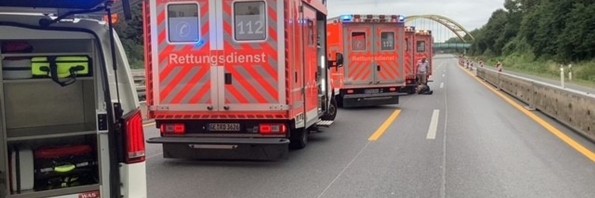 FW-GE: Verkehrsunfall auf BAB2