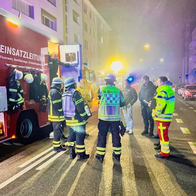 FW Pforzheim: Brand in einer Lackiererei