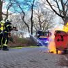 FW-AUR: Abfallbehälter in Flammen