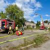 FW-E: Brand in leerstehender Asylunterkunft sorgt für starke Rauchentwicklung