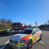 FW Weinheim: Tödlicher Verkehrsunfall auf der A5 bei Hemsbach - Rettungshubschrauber und MIC im Einsatz.