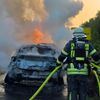 FW-Radolfzell: PKW-Brand auf der B33